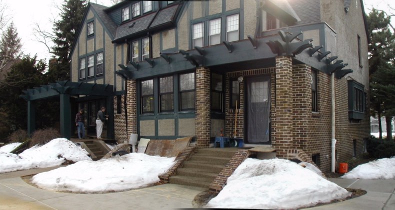 Panoramic view taken February 10, 2009