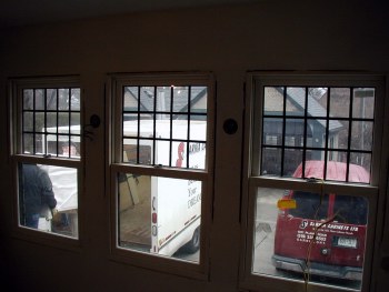 Inside view of loading dock