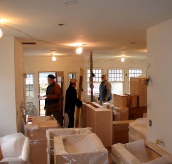 Koert, Stewart and Bert unload