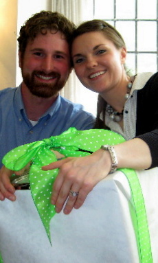 Chris and Beth unwrap a shower gift
>> More Chris & Beth Photos