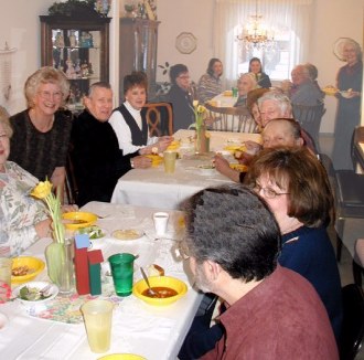 Bethelite Class holds Super Chili & Soup Supper at Hugh and Peggy Tucker's