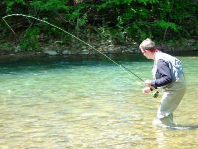 His: 'Got one!'