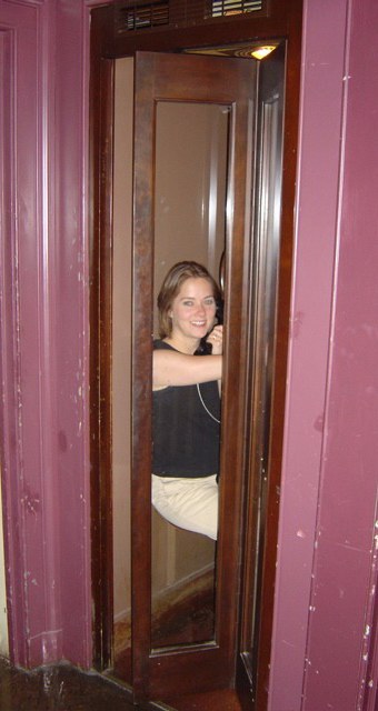 Hers, 'Communications!'
       ...using an historical Easton booth