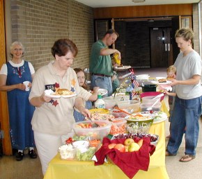 Flexability turned picnic into a banquet