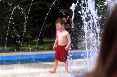 Dancing waters