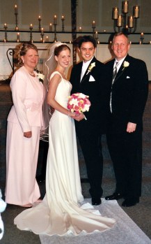 Bride's parents look'n good!