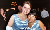 Beth and Mary surrounded by kin