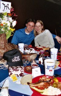 Wedding eve at 'Horse Run Ranch' table