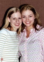 Sarah with her Maid of Honor, Camille