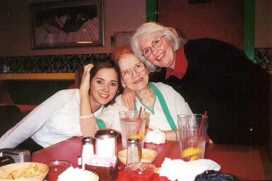 Hugs and 'hot' food!
           December 2001