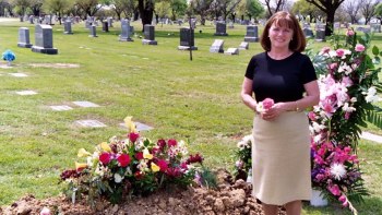 Karen says a final 'good bye'
