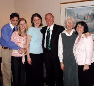 A time for family to gather with friends
  Tom, Sarah, Beth and the Vermillions