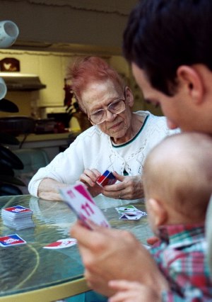 Never too young (or old) for a game of Skip-Bo
                            2003