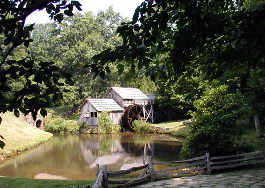Scenic Mabry Mill on the Blue Ridge Parkway, August '06