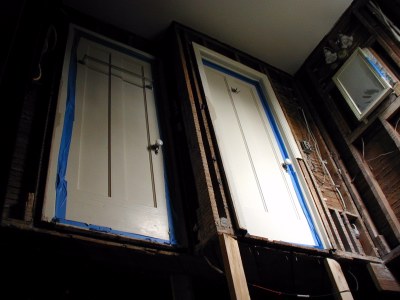 Two doors to nowhere