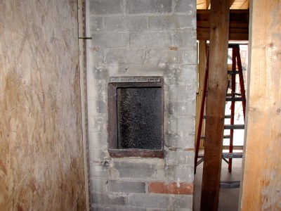 Kitchen incinerator inlet